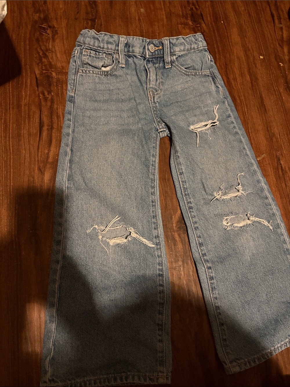 Old Navy Light Blue High-Rise Baggy Wide-Leg Jeans